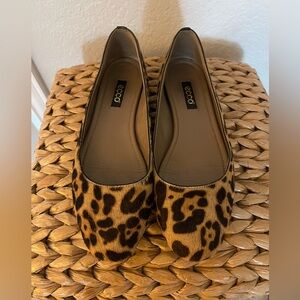 Ecco Women's Brown Leopard Flats